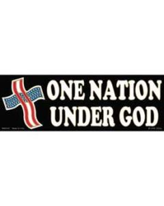One Nation Under God Bumper Sticker