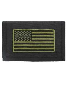 USA Subdued Flag Tri Fold Wallet