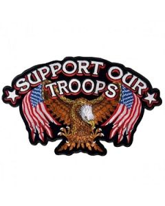 Support Our Troops American Eagle Patch