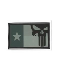 Texas Flag Punisher Morale Decal