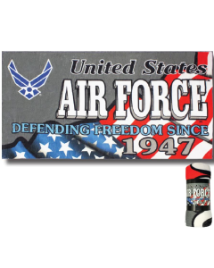 USA Waving Flag Air Force Towel