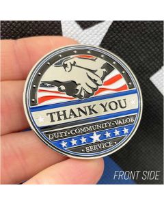 "Thank You" Law Enforcement Challenge Coin