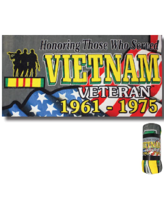 USA Waving Flag Vietnam Veteran Towel