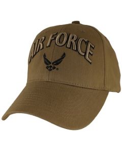 US Air Force Hat with Wings - Coyote Brown