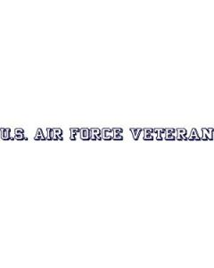 US Air Force Veteran Window Strip Sticker