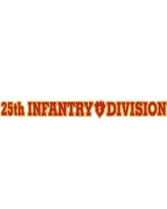 US Army 25th Infantry Division Window Strip