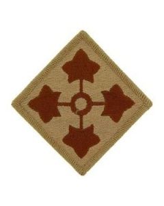 US Army 4th Infantry Division Patch - Desert
