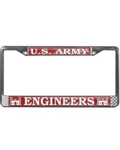 US Army Engineers License Plate Frame 