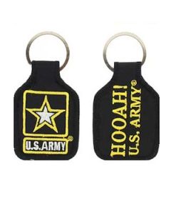 US Army Embroidered Key Chain w/Army Star Logo