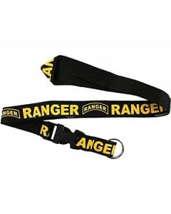 US Army Ranger Lanyard Keychain - Neck Strap Key Ring