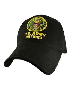 US Army Retired Baseball Cap w Army Logo