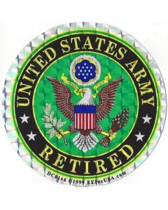 United States Army Retired Decal Sticker