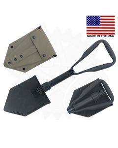 Used US GI Military Surplus E Tool Entrenching Shovel & Cover