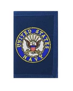 US Navy Tri Fold Wallet with Logo