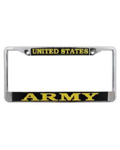 Army License Plate Frame