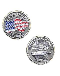 U.S. Navy Proudly Served Challenge Coin