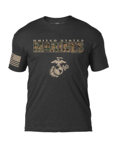 USMC Camo Text T-Shirt