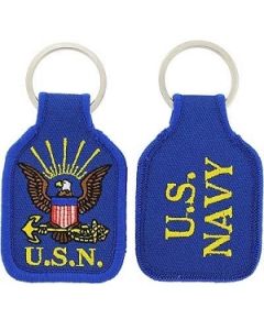 U.S.N. Embroidered Key Chain