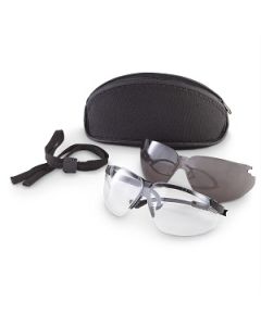  Used U.S. Military UVEX XC Safety Glasses Kit