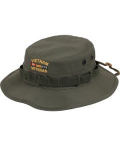 Vietnam Veteran Boonie Hats - Olive Green