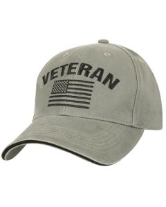 Veteran Hat with American Flag 