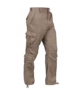 Russet Brown Vintage Paratrooper Fatigue Pants at Army Surplus World