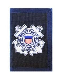 United States Coast Guard Tri Fold Wallet with Logo