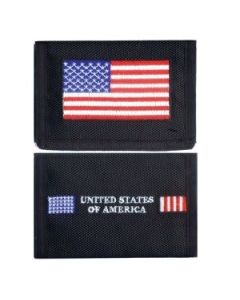 USA Tri Fold Flag Wallet