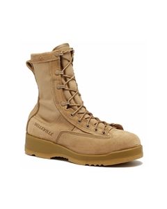 Cold Weather Tan Insulated Waterproof Combat Boot