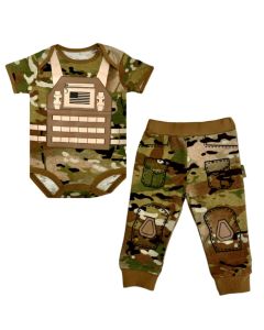 Multicam Tactical Baby 2pc Jogger Set