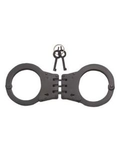 Black Deluxe Hinged Handcuffs