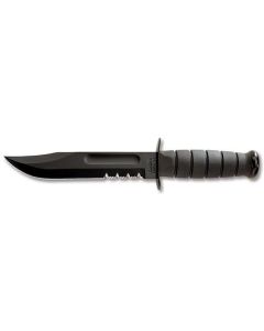Full-size Black KA-BAR Serrated Edge