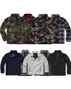 Brandit Fleece Quarter Zip Jacket