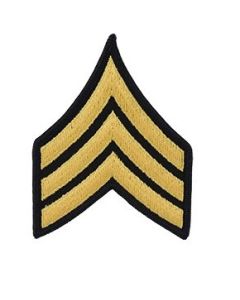Enlisted Dress Blue Male Rank-E5 SGT