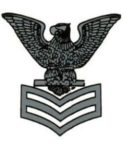 Navy Construction Hat Decal: E6 Petty Officer