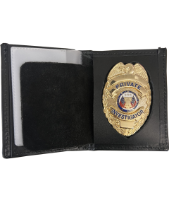 Compact Bi-Fold ID Case With Recessed Badge Cutout - 0002