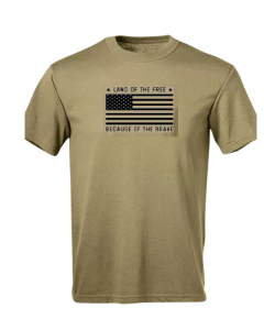 Land of the Free because of the Brave T-Shirt