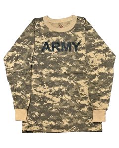 Kids Army ACU Digital Long Sleeve T-Shirt