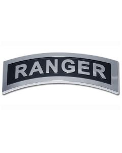 US Army Ranger Chrome Auto Emblem