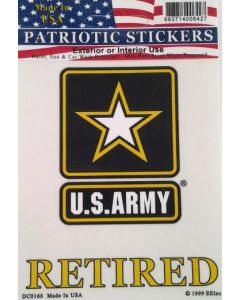 United States Army Retired Decal Sticker