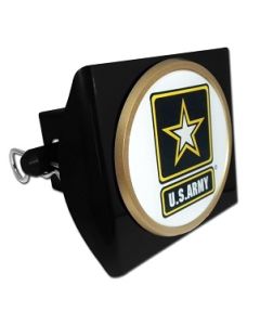 US Army Seal Emblem on Black Hitch Cover