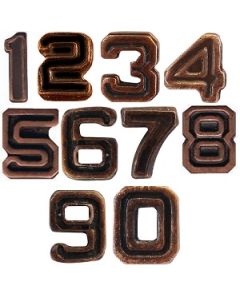 Bronze Numeral Ribbon Device