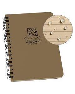 Rite In The Rain All-Weather Notebook 4 5/8" x 7" Tan