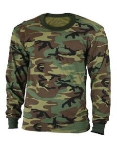 Kids Long Sleeve Camo T-Shirts