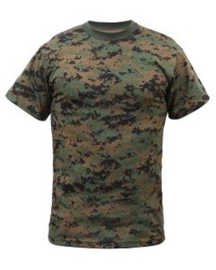 Kids Woodland Digital Camo T-shirts