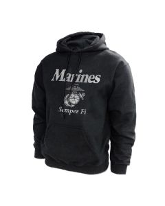 MARINE SEMPER FI REFLECTIVE LOGO HOODIE