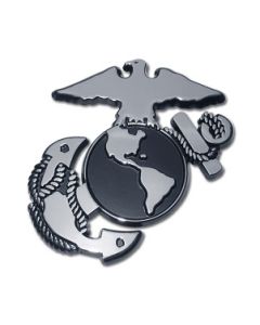 Metal Eagle Globe and Anchor Auto Emblem 