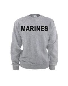 US Marines Military Physical Training PT Crewneck Sweatshirt