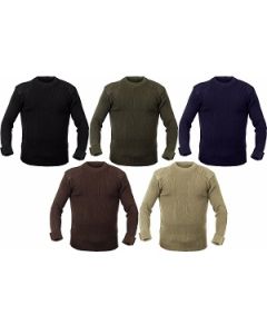Commando Uniform Crew Neck Acrylic Military Sweater 