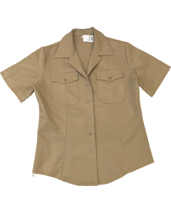 NAVY Women's Shirt - Khaki Poly Wool
